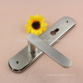 Tube Stainless Steel Lever Handle Door Lock with Plate
